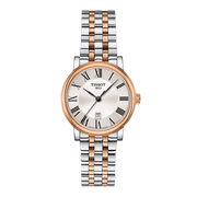 Tissot Carson Premium Lady T122.210.22.033.01 - bracciale acciaio e oro rosa - quadrante argento con datario